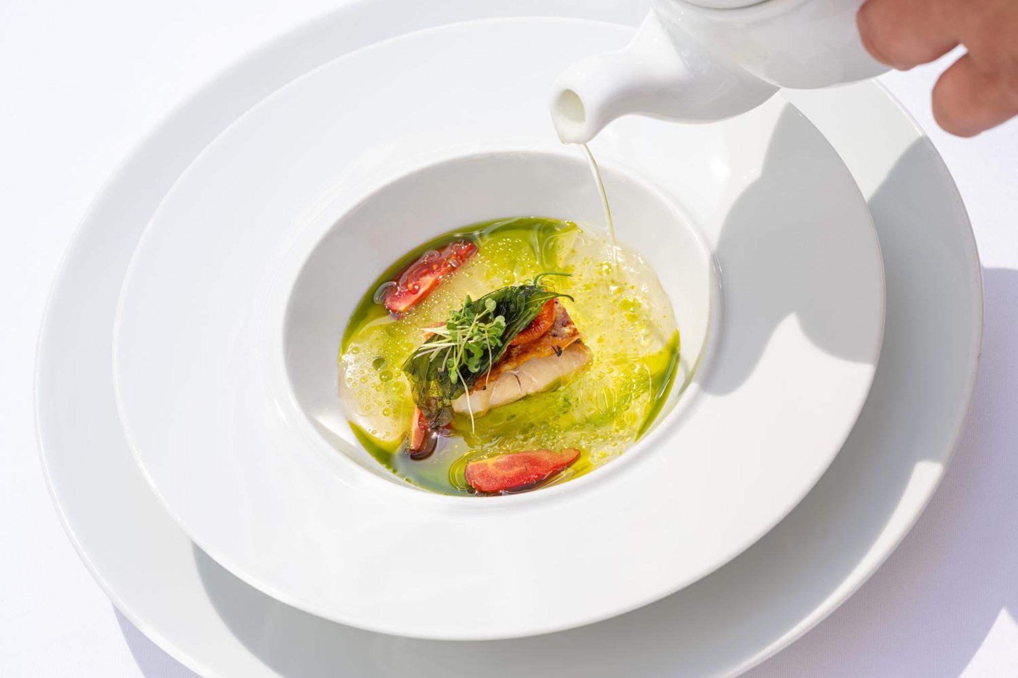 فندق Europäischer Hof هايدلبرغ المظهر الخارجي الصورة A plate of soup