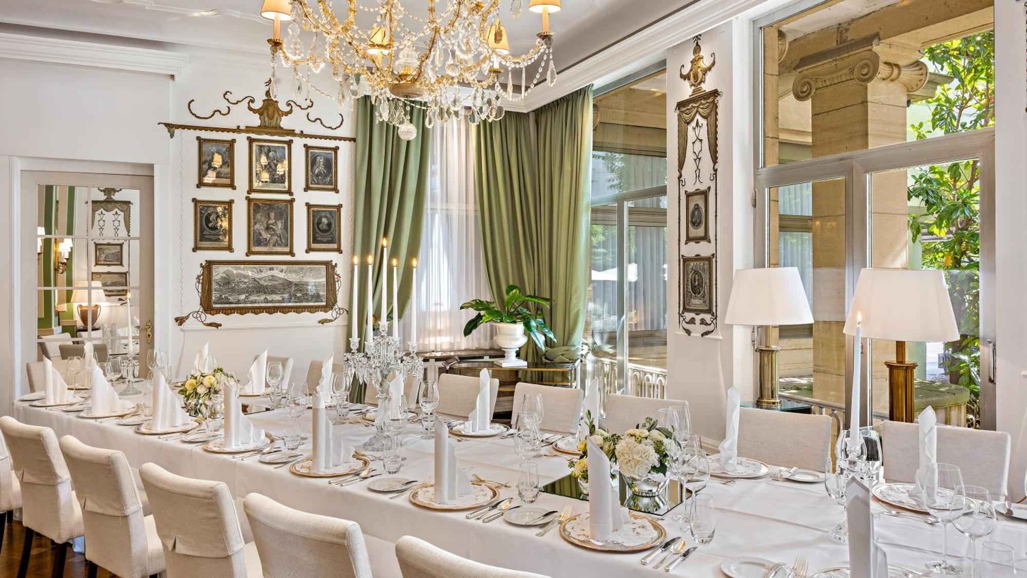 فندق Europäischer Hof هايدلبرغ المظهر الخارجي الصورة The restaurant